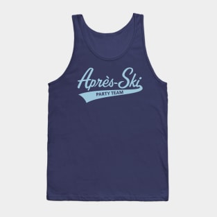 Après-Ski – Party Team (Lettering / Apres Ski / Sky-Blue) Tank Top